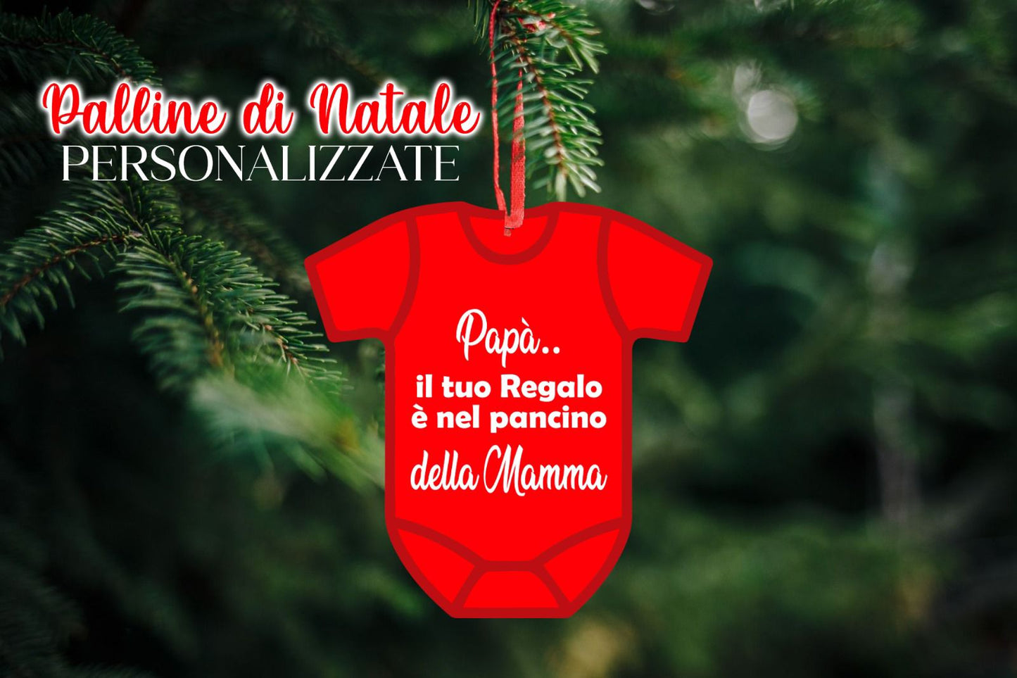 Palline di Natale Personalizzate in Plexiglass
