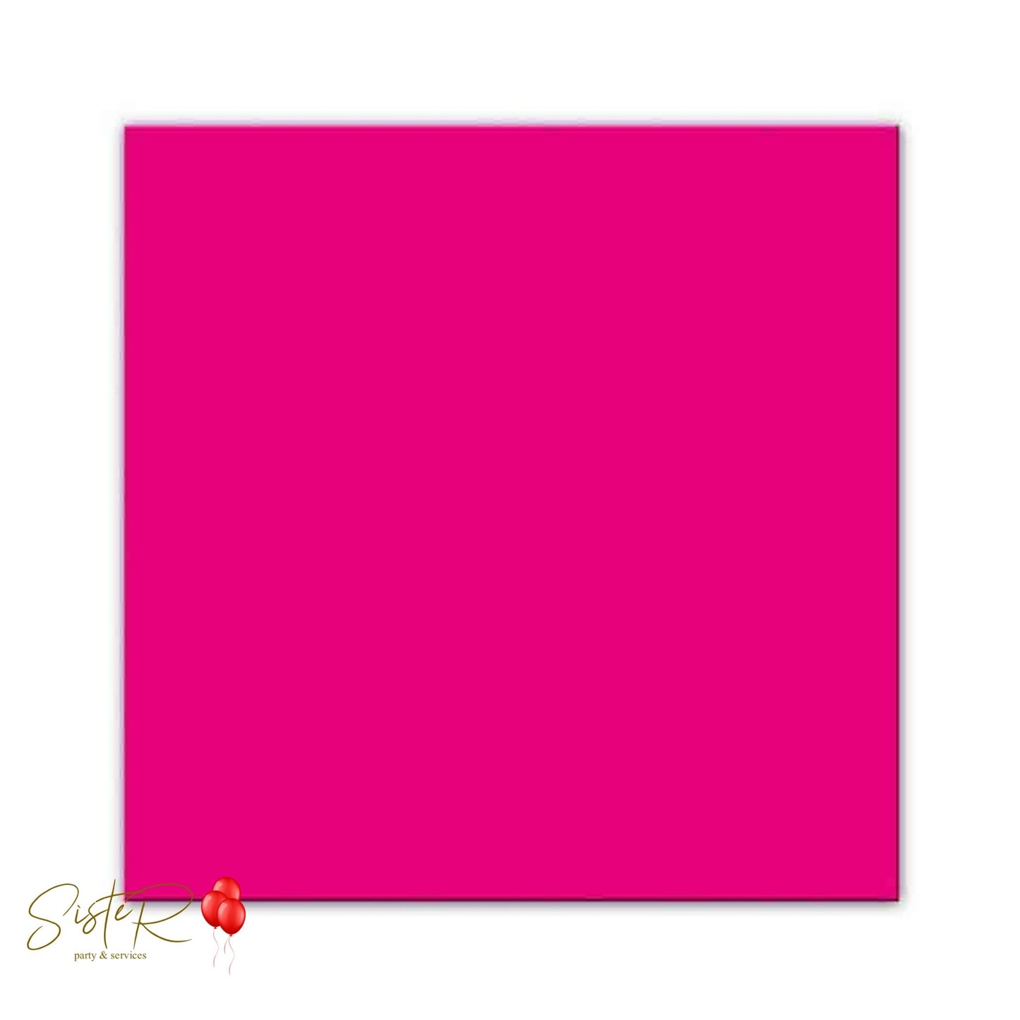 Tovaglioli Fucsia Compostabili 33x33 cm - 50 Pezzi