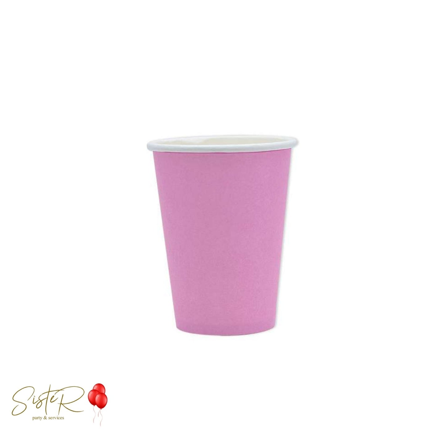 Bicchieri Rosa 200cc - 25 pz