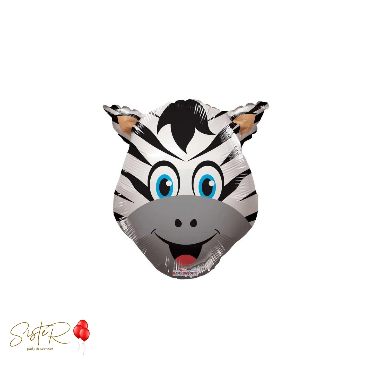 Palloncino Minishape Testa di Zebra - 35cm