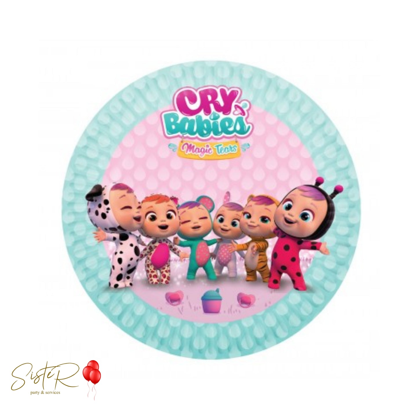 Piatti di Carta Cry Babies 18cm - 8 pz