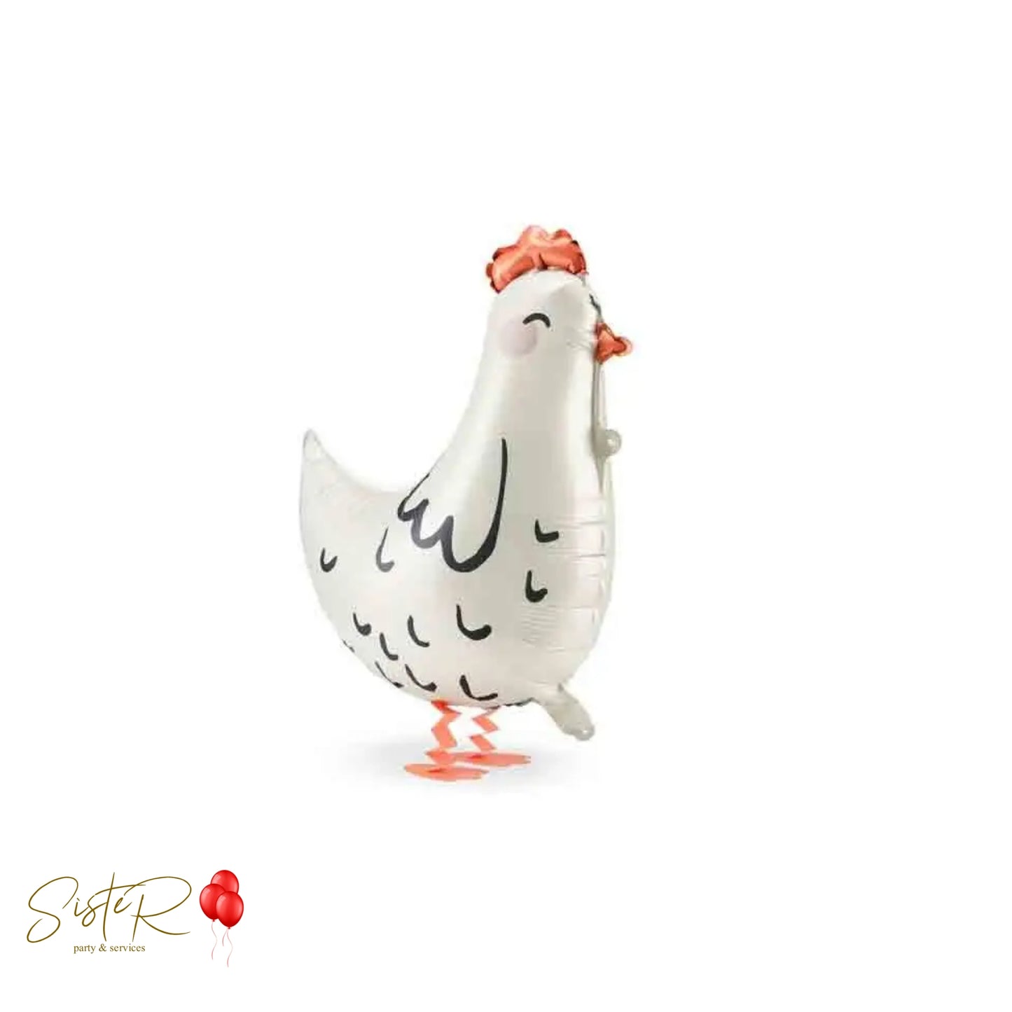 Palloncino Foil Gallina
