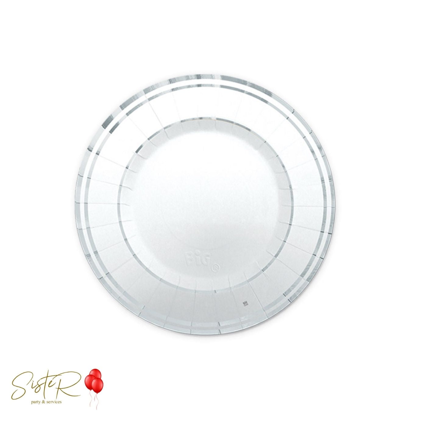 Piatti Classic Argento Metal - ø 20 cm, 8 pz