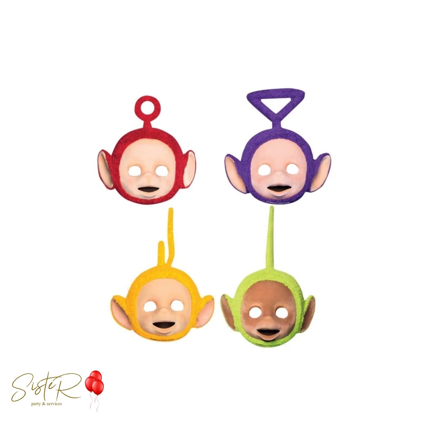 SET 8 MASCHERE TELETUBBIES