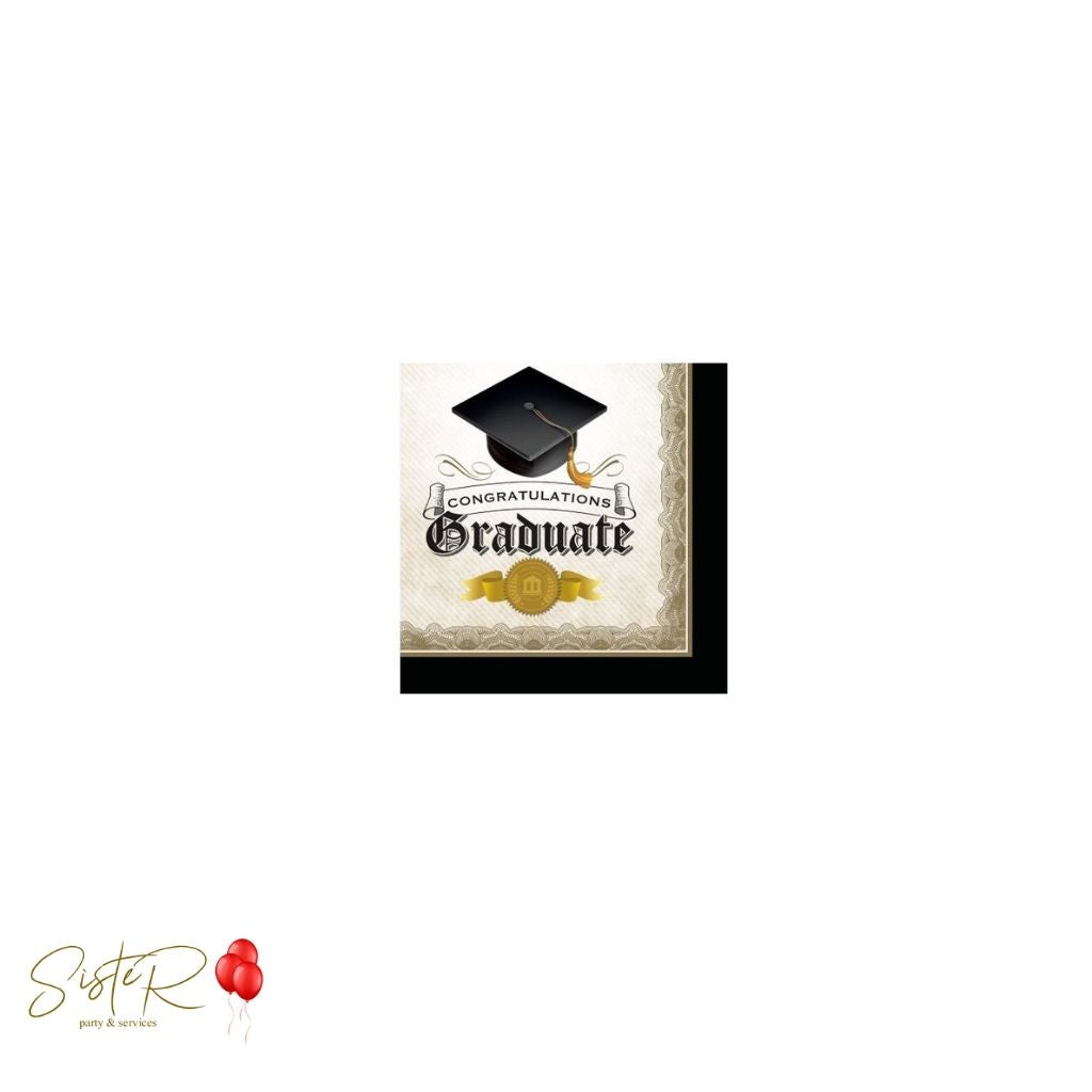 Tovaglioli Laurea "Cap & Gown"