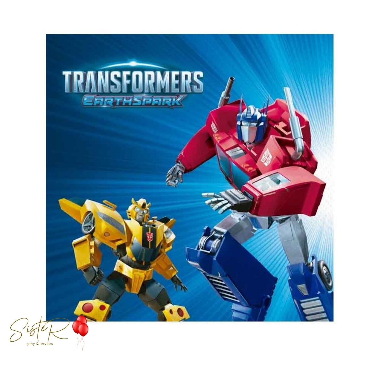 Tovaglioli di Carta Transformers