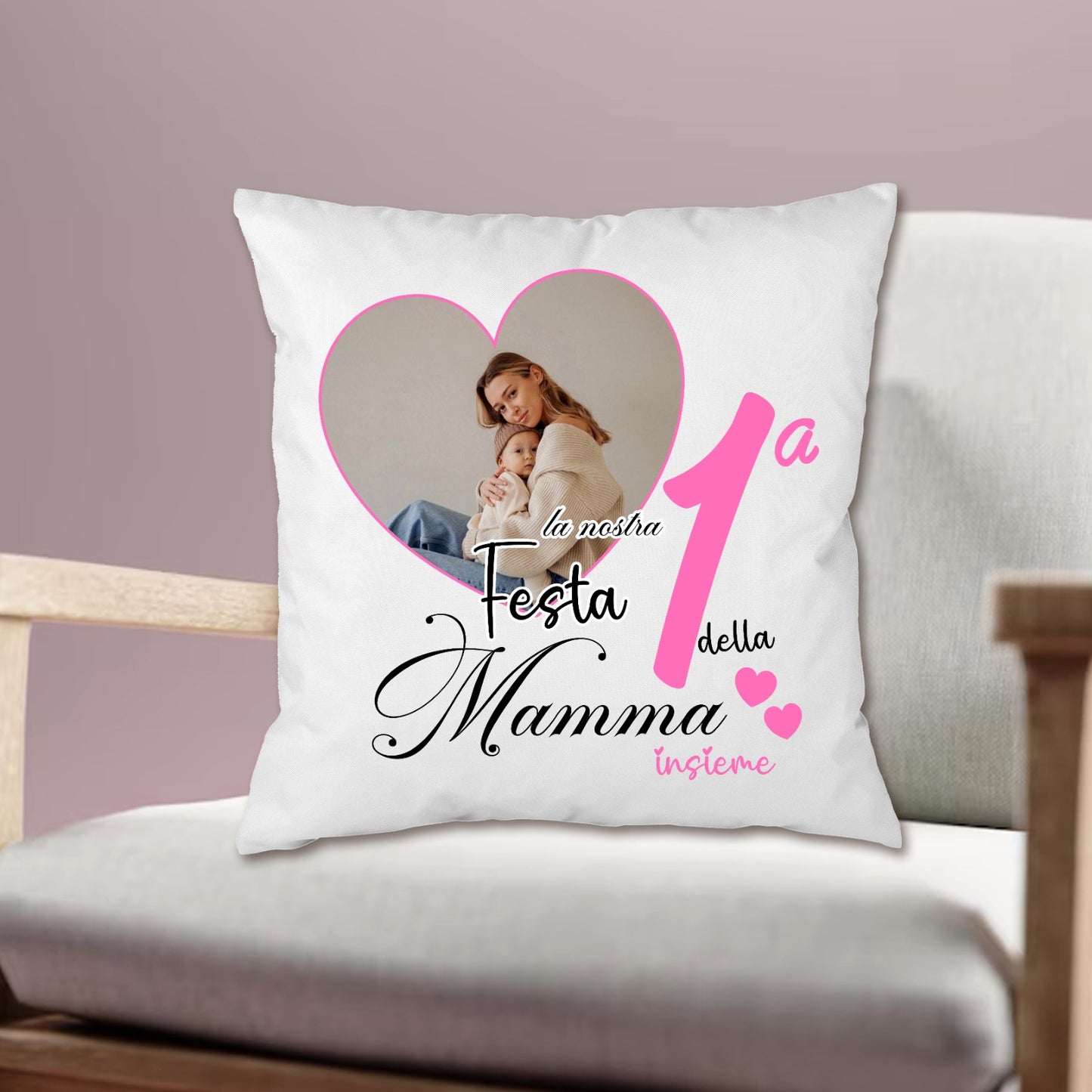 Cuscini Personalizzati Festa della Mamma – Con Foto, Nome e Dedica