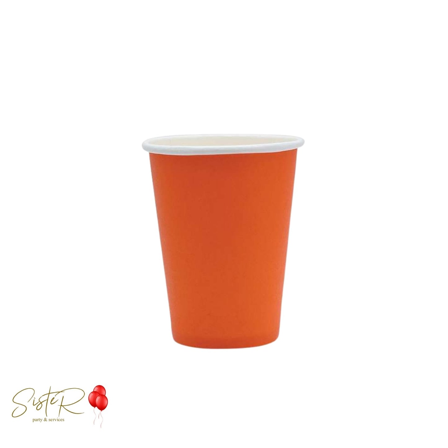 Bicchieri Arancio 200cc - 25 pz