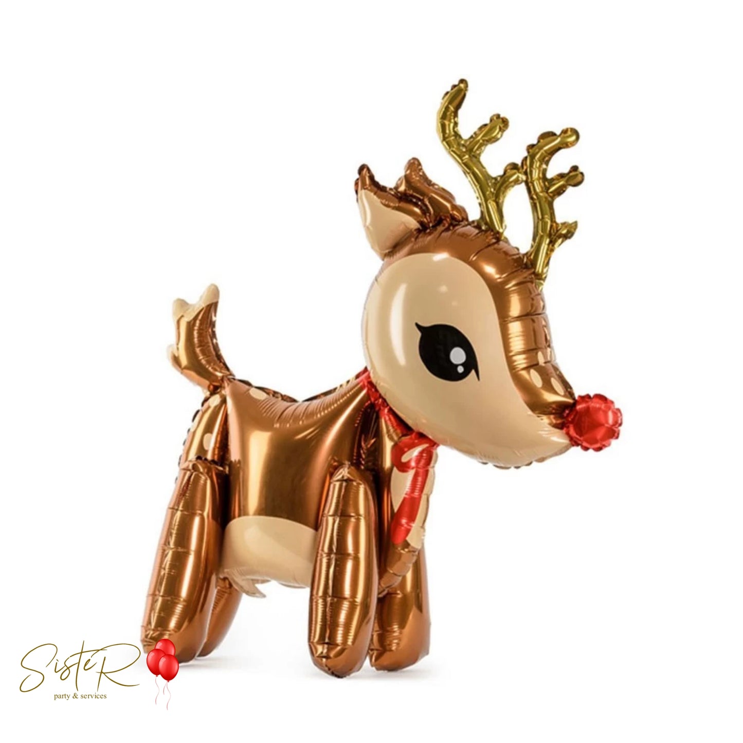 Palloncino Foil Renna