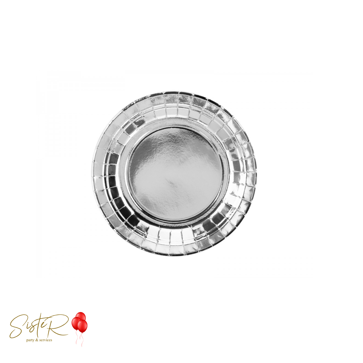 Piatti Argento in Cartoncino - 27 cm, 15 pz