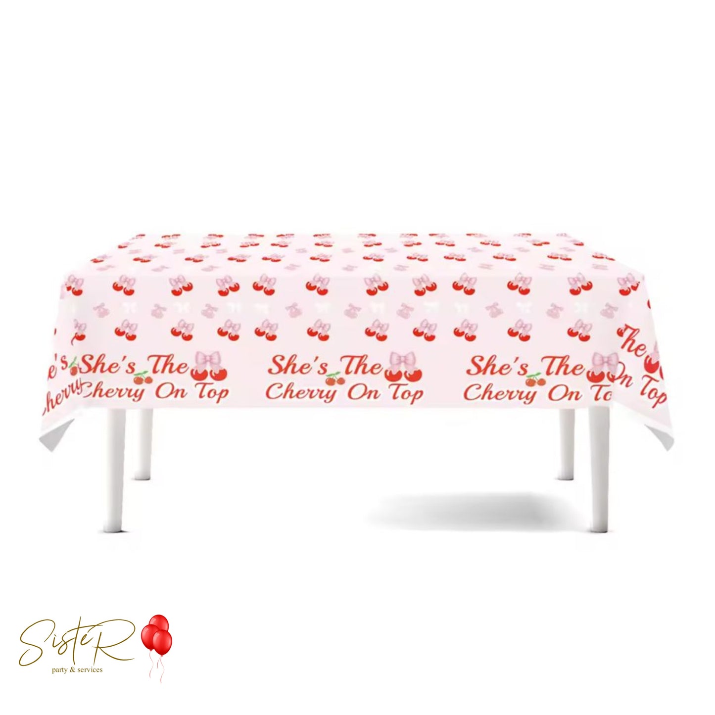 Tovaglia in Plastica Cherry - 108x180cm