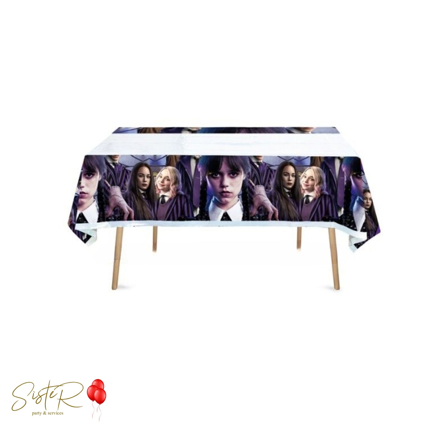 Tovaglia in Plastica Mercoledì Addams