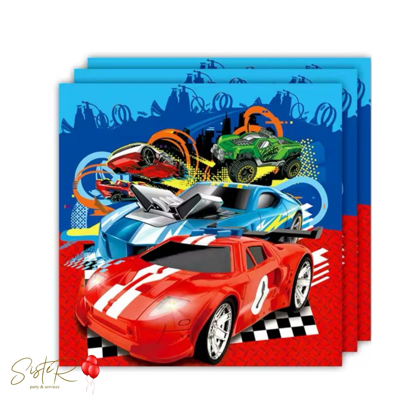 Tovaglioli Hot Wheels