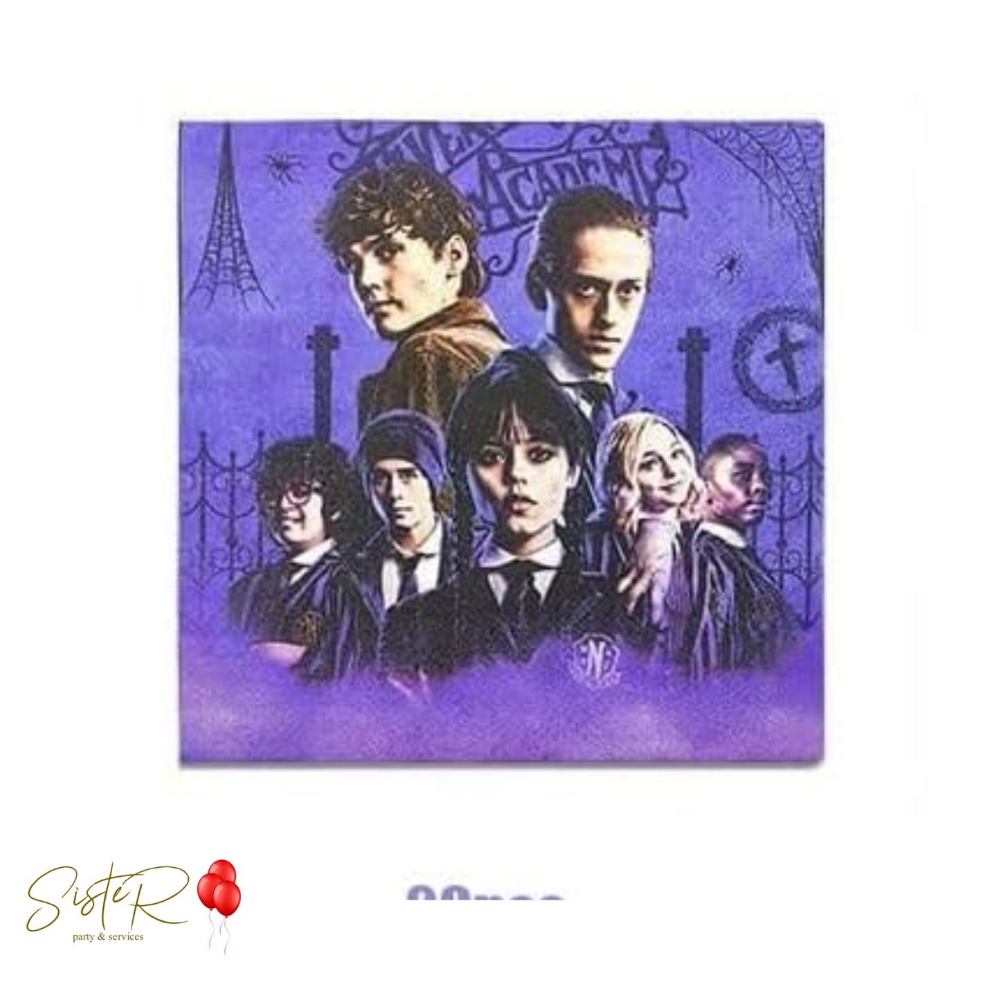 Tovaglioli Mercoledì Addams