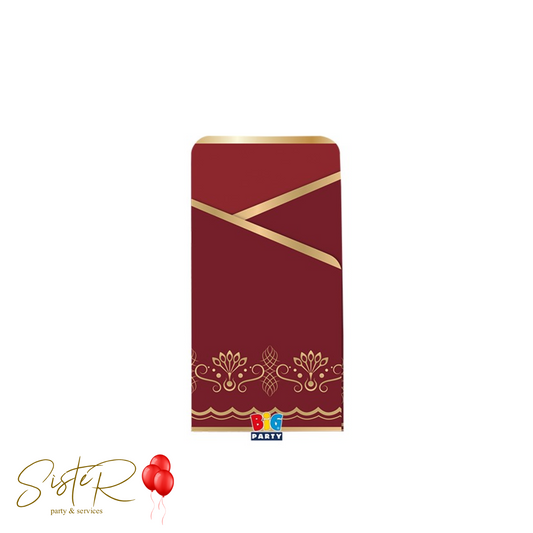 6 Portaposate Royal Red Gold