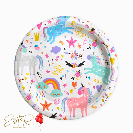 Piatti Ø 24 cm Unicorn