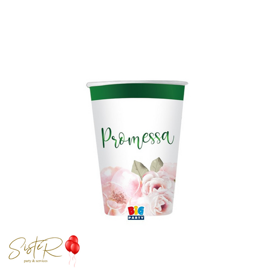 8 Bicchieri Promessa Floral