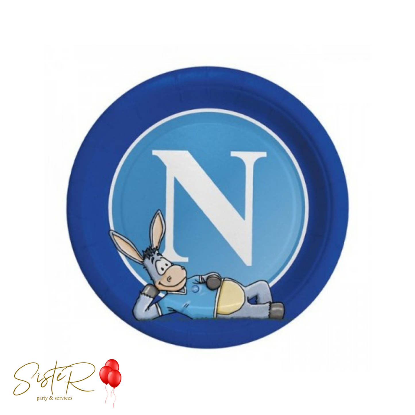 8 Piatti grandi S.S.C. Napoli