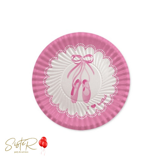 8 Piattini da Ballo - I Love Ballet