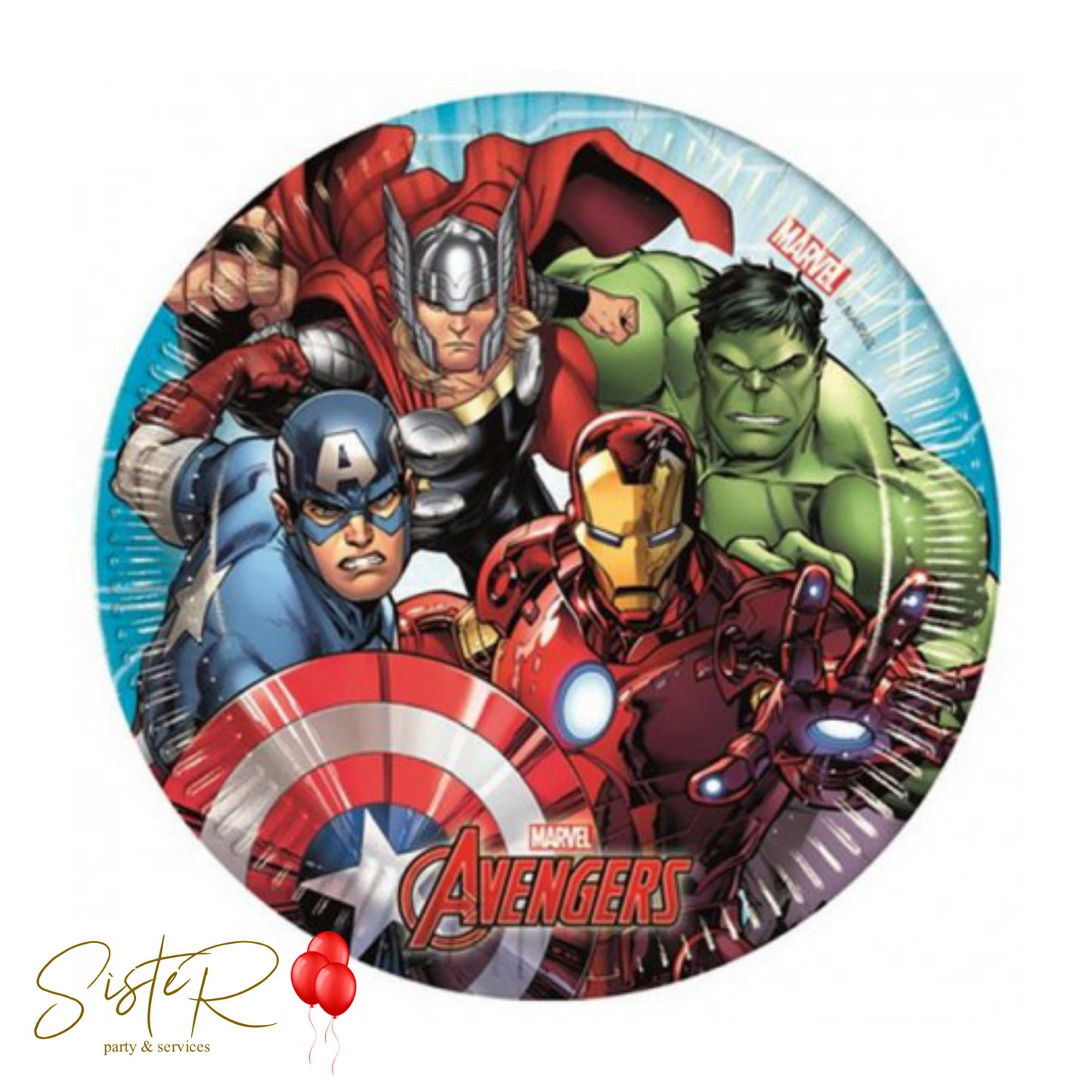 Piatti Avengers da 20 cm