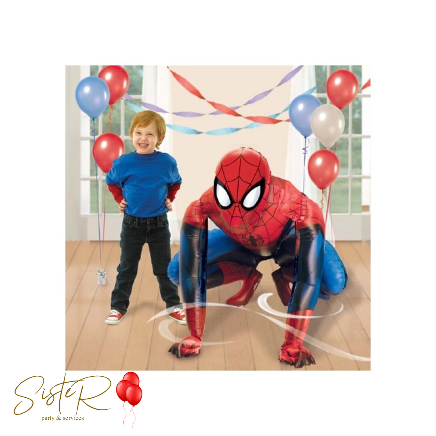 Palloncino foil Airwalker Spiderman 36" (91 cm)