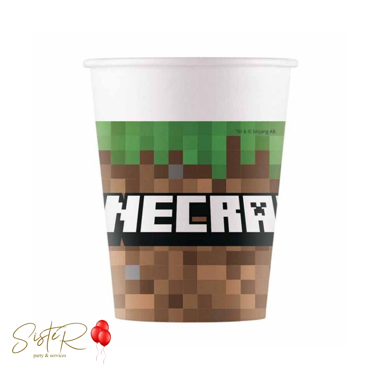 Bicchieri di Carta Minecraft