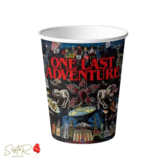 Bicchieri Carta Stranger Things – Set 10 Bicchieri Festa Compleanno Tema Serie TV