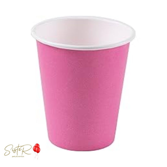Bicchieri Fucsia Biodegradabili e Riciclabili (Confezione da 25)