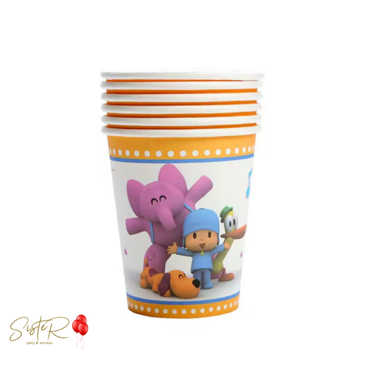 Bicchieri Pocoyo - Confezione da 6 pz