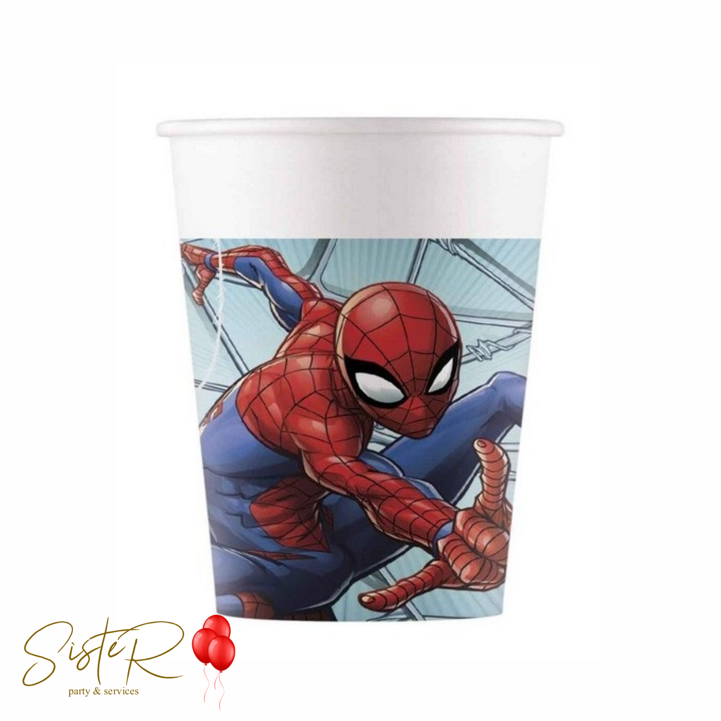 Bicchieri Spider-man 8pz