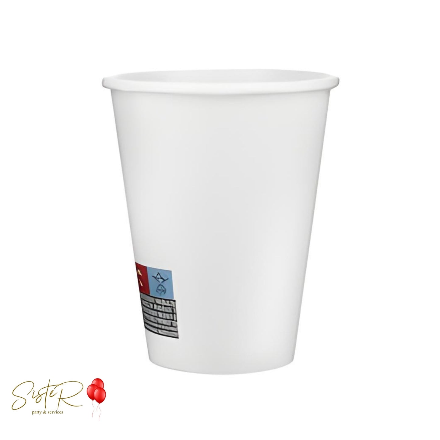 Bicchieri Bianchi in Carta - 16 Pezzi