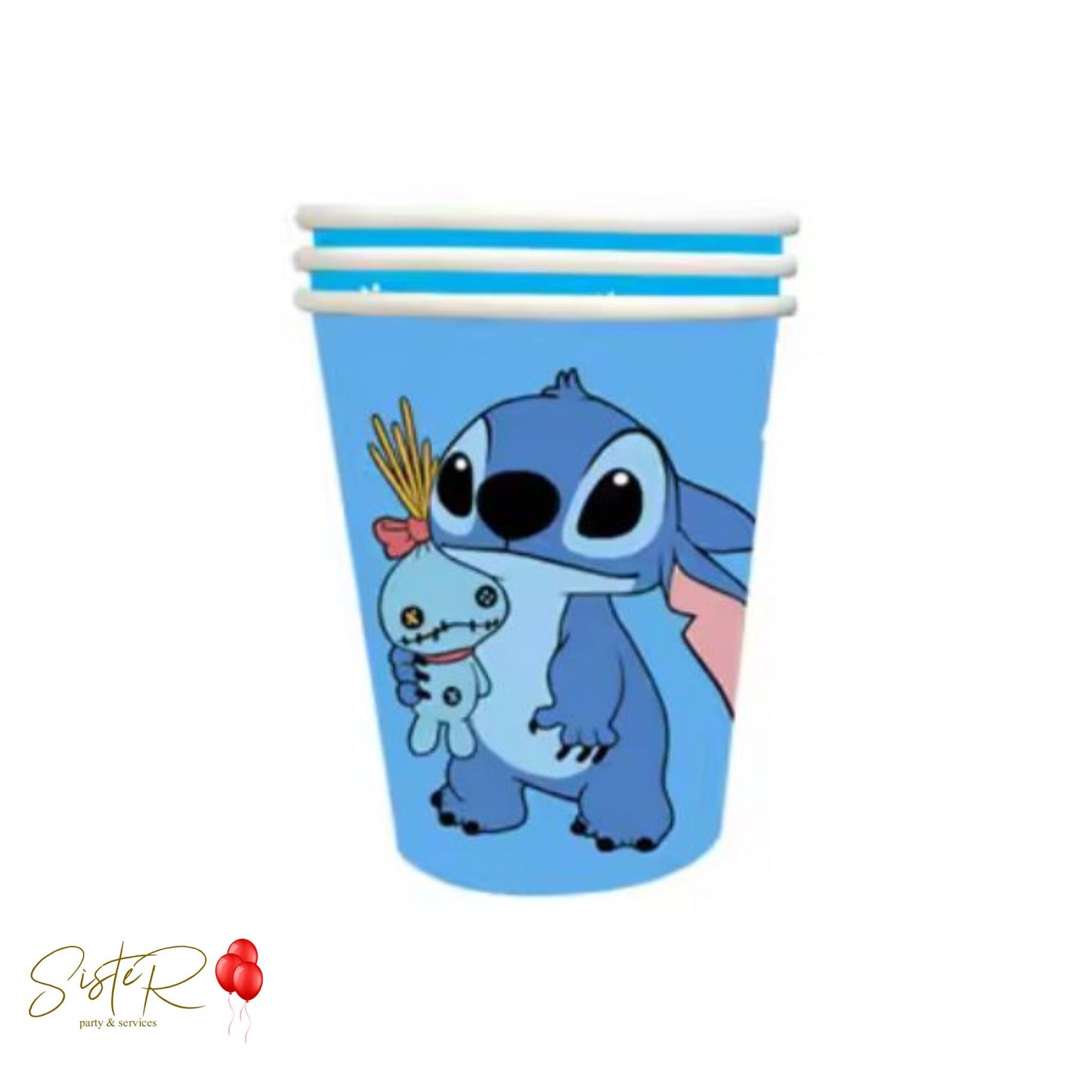 Bicchieri di Carta Lilo & Stitch - 10 pz