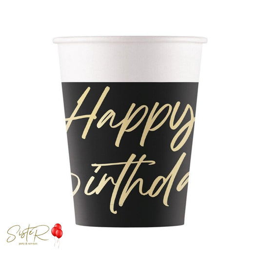 Bicchieri di Carta "Happy Birthday"