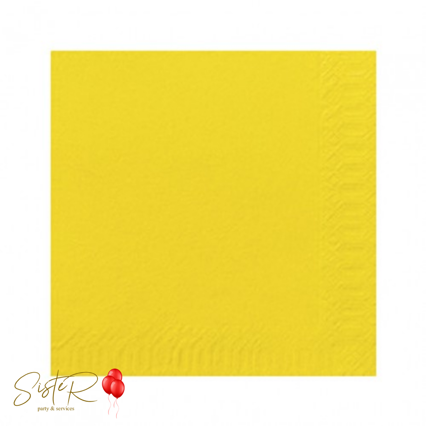 Tovaglioli Caprice Giallo 33x33 pz.50