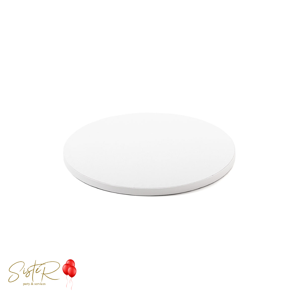 Cake Board Tondo Bianco spessore 1,2cm