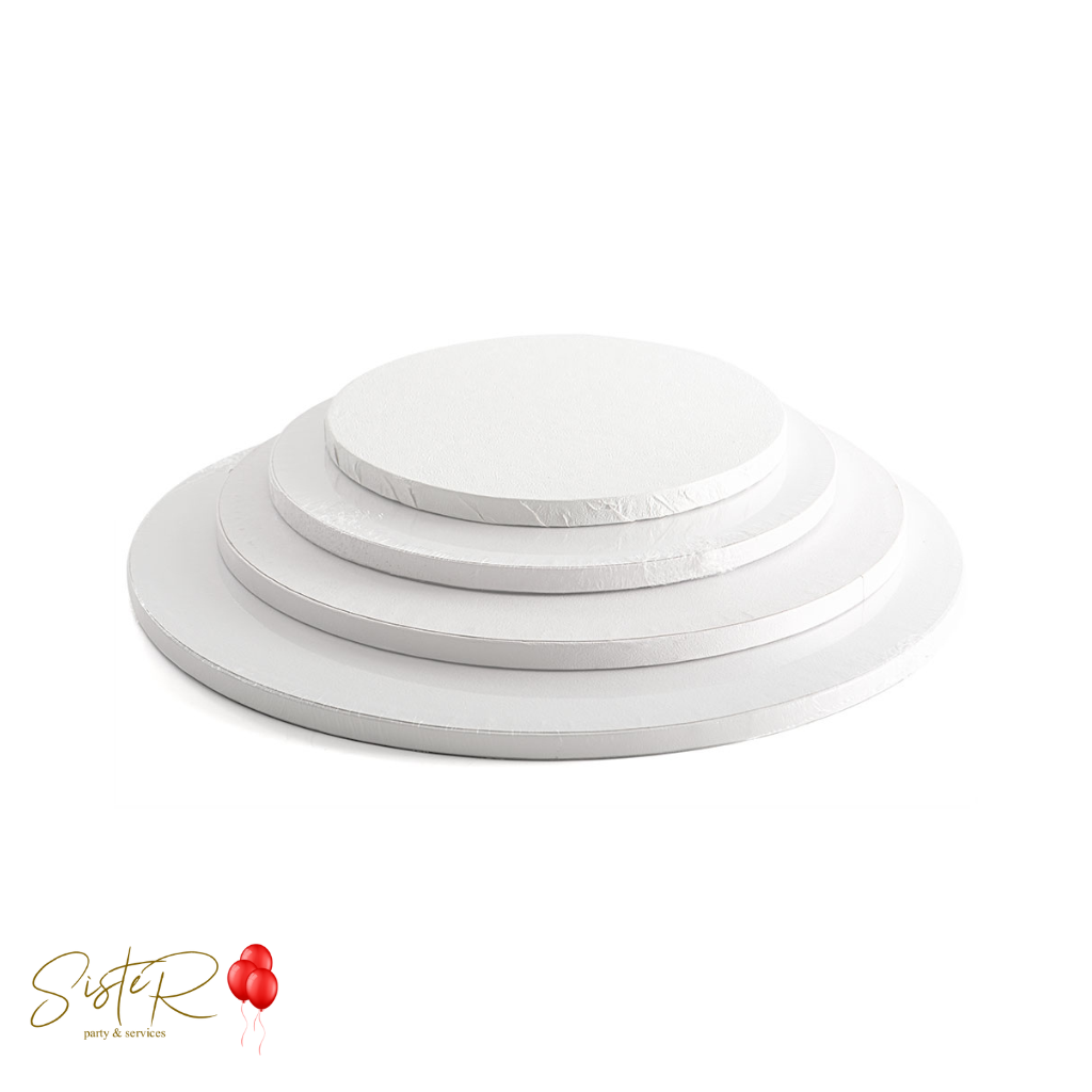 Cake Board Tondo Bianco spessore 1,2cm