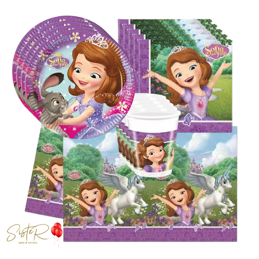 Coordinato per 16 Bambini Principessa Sofia