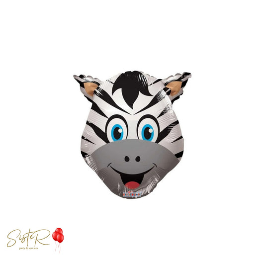 Palloncino Minishape Testa di Zebra - 35cm