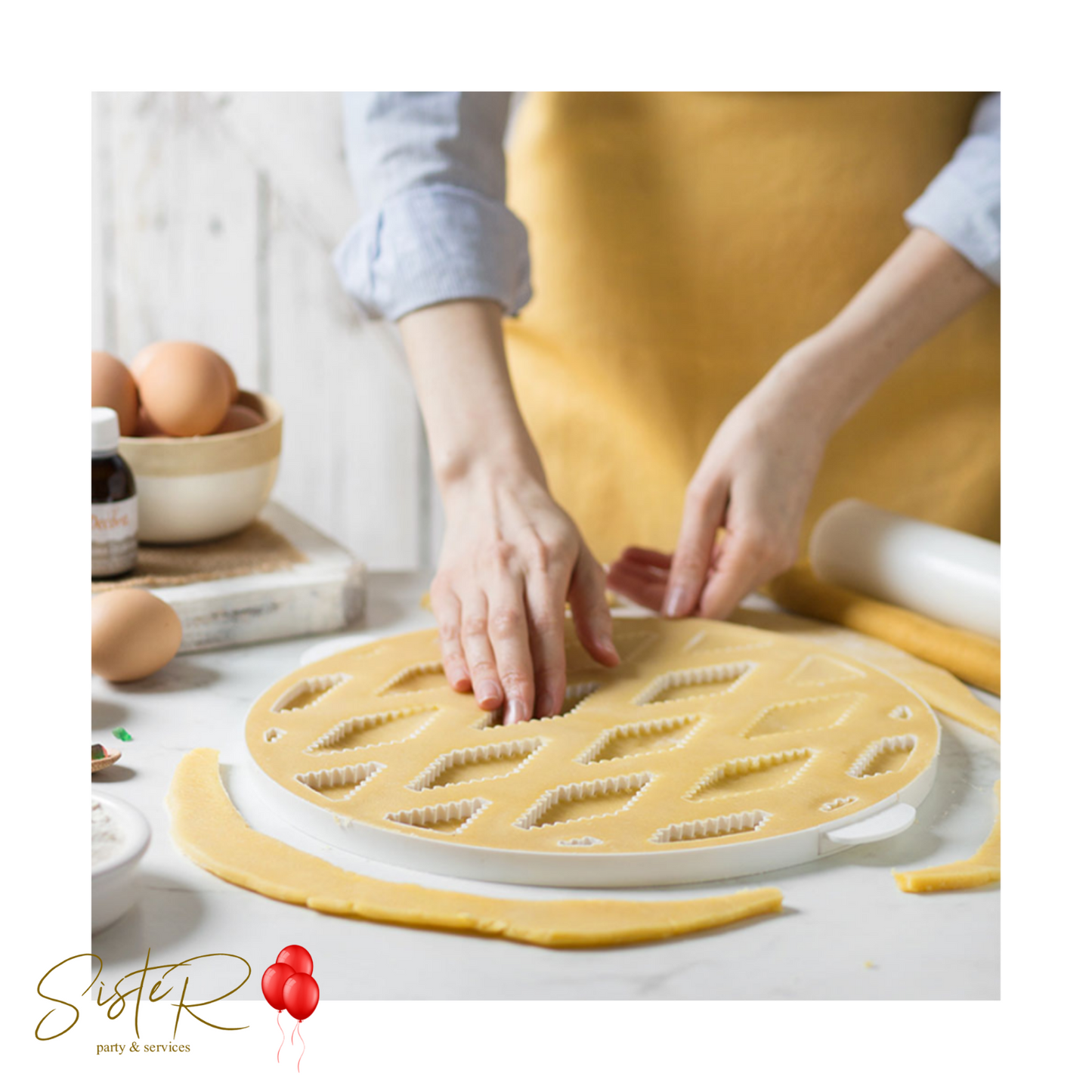 Griglia Tagliapasta per Crostata e Pastiera