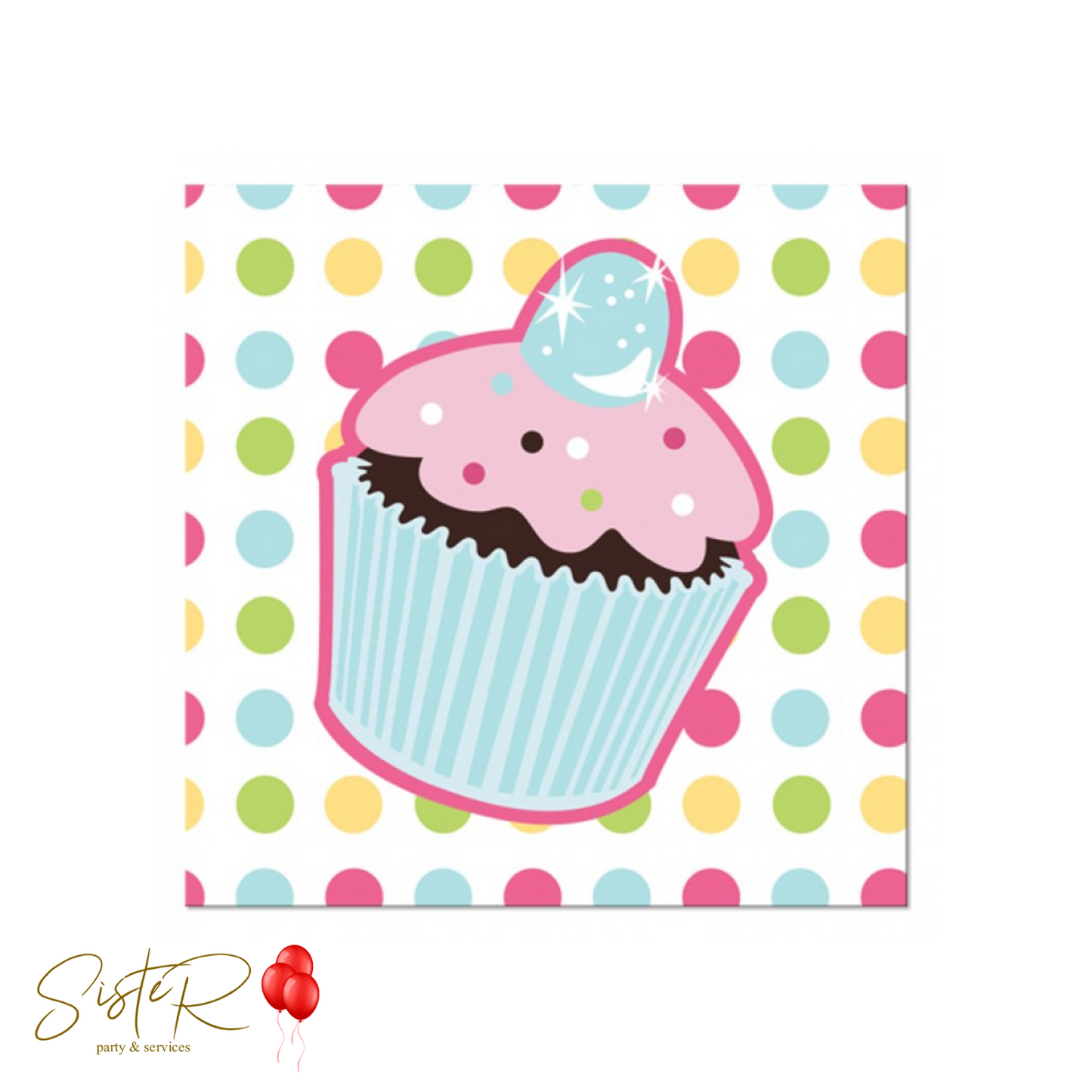 Happy Birthday 'Sweet Treats' Small Napkins (16ct)