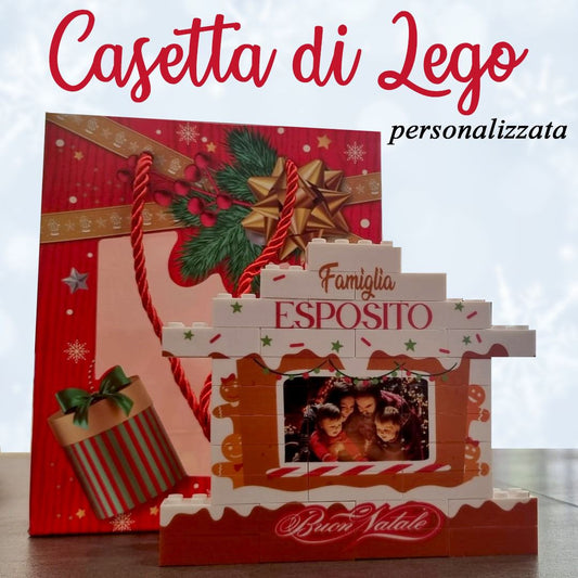 Casa di Natale LEGO Personalizzata: Un Regalo Magico da Costruire!