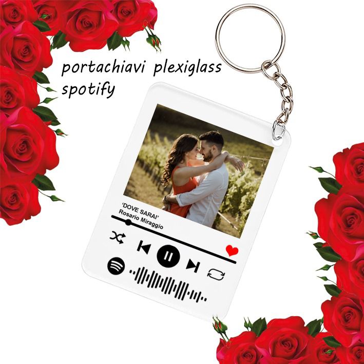 Portachiavi in Plexiglass Personalizzato 5x7 cm: Crea il tuo ricordo!