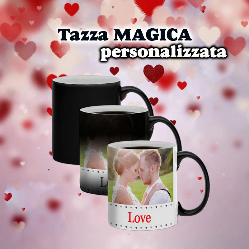 Tazza magica personalizzata: Rivela la tua foto preferita!