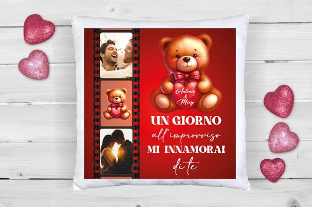 Cuscini decorativi personalizzati: Un tocco romantico per la tua casa