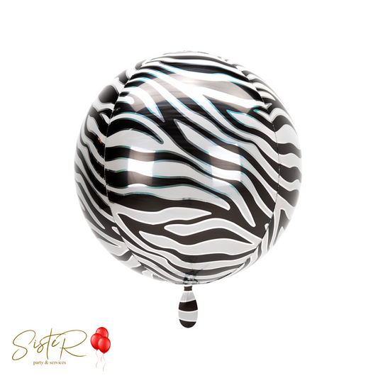 Palloncino Orbz Zebra 15"/38cm