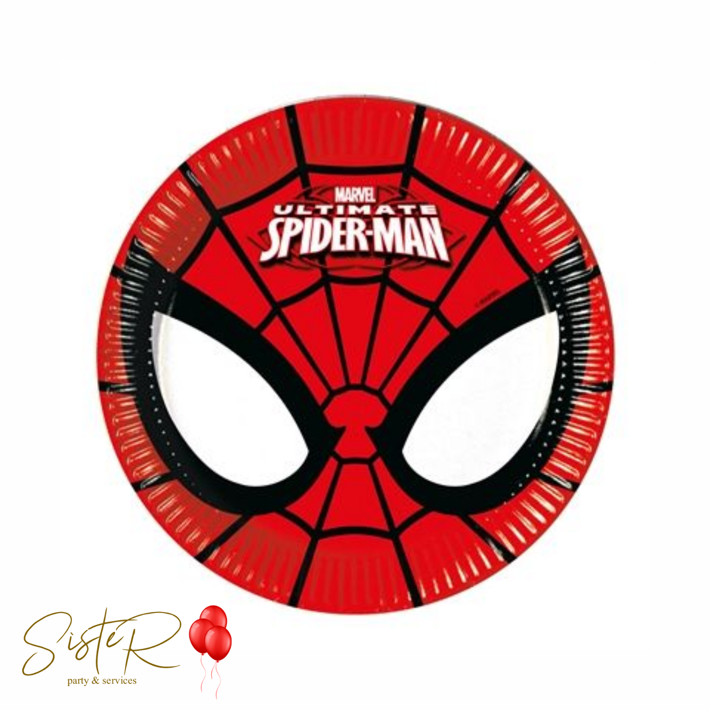 Piattino 20 cm Ultimate Spiderman - 8 pezzi