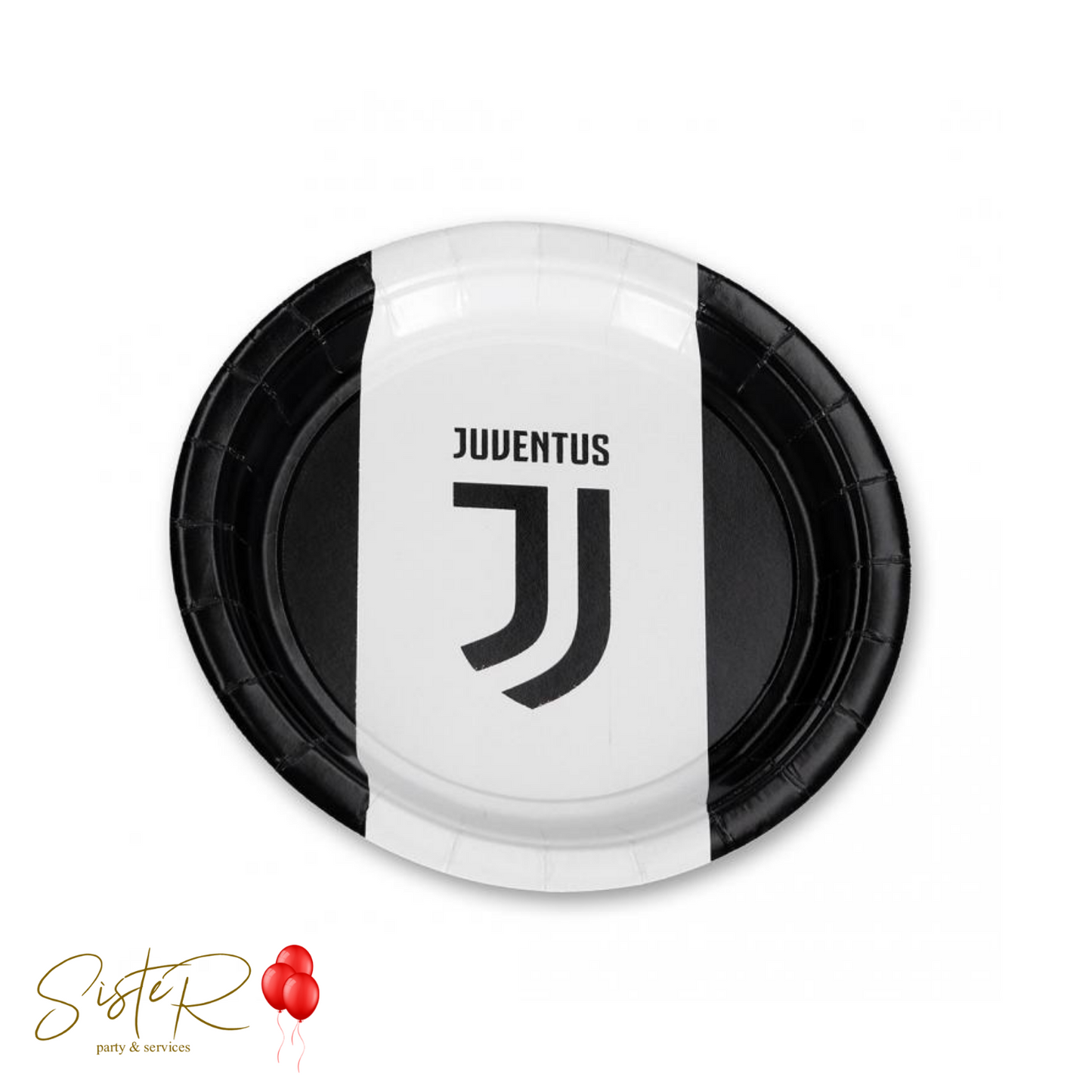 Piatti Juventus in carta 18cm