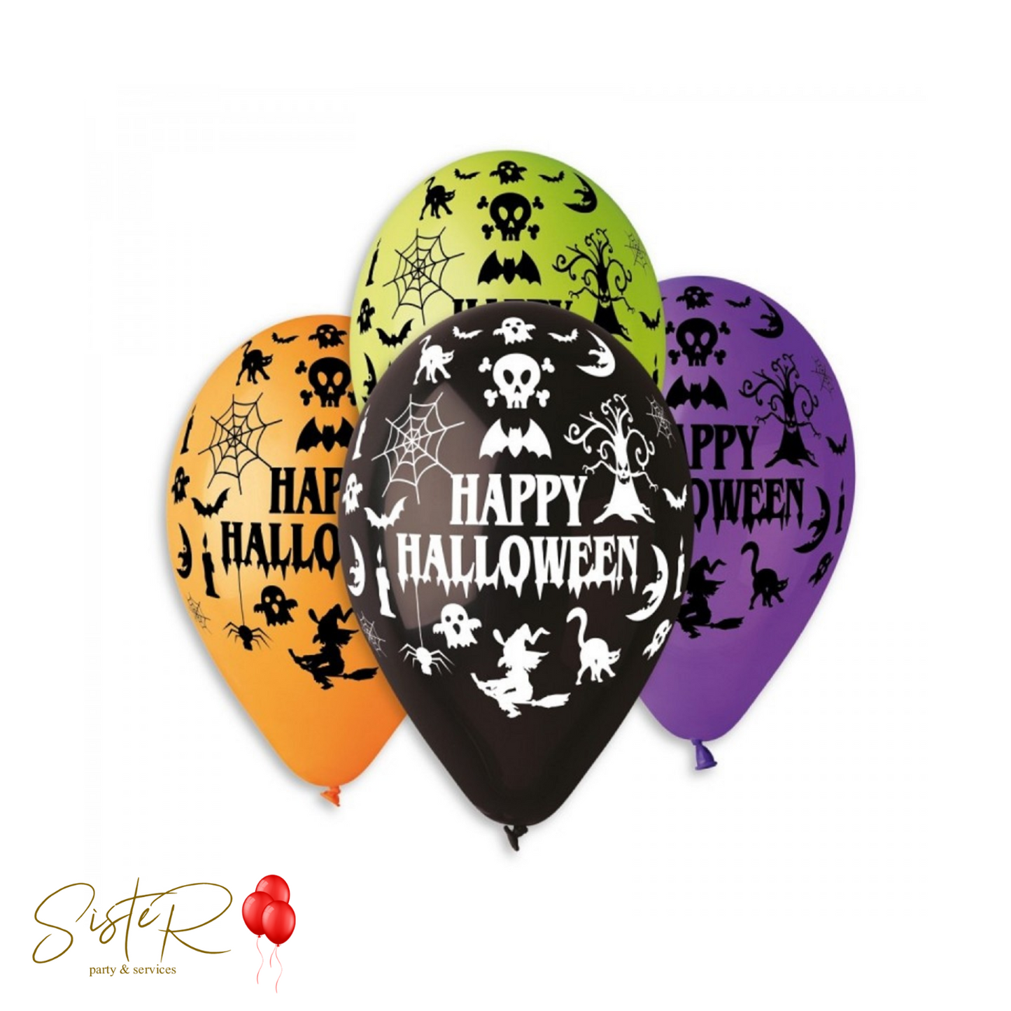 Palloncini Happy Halloween 13"/33cm