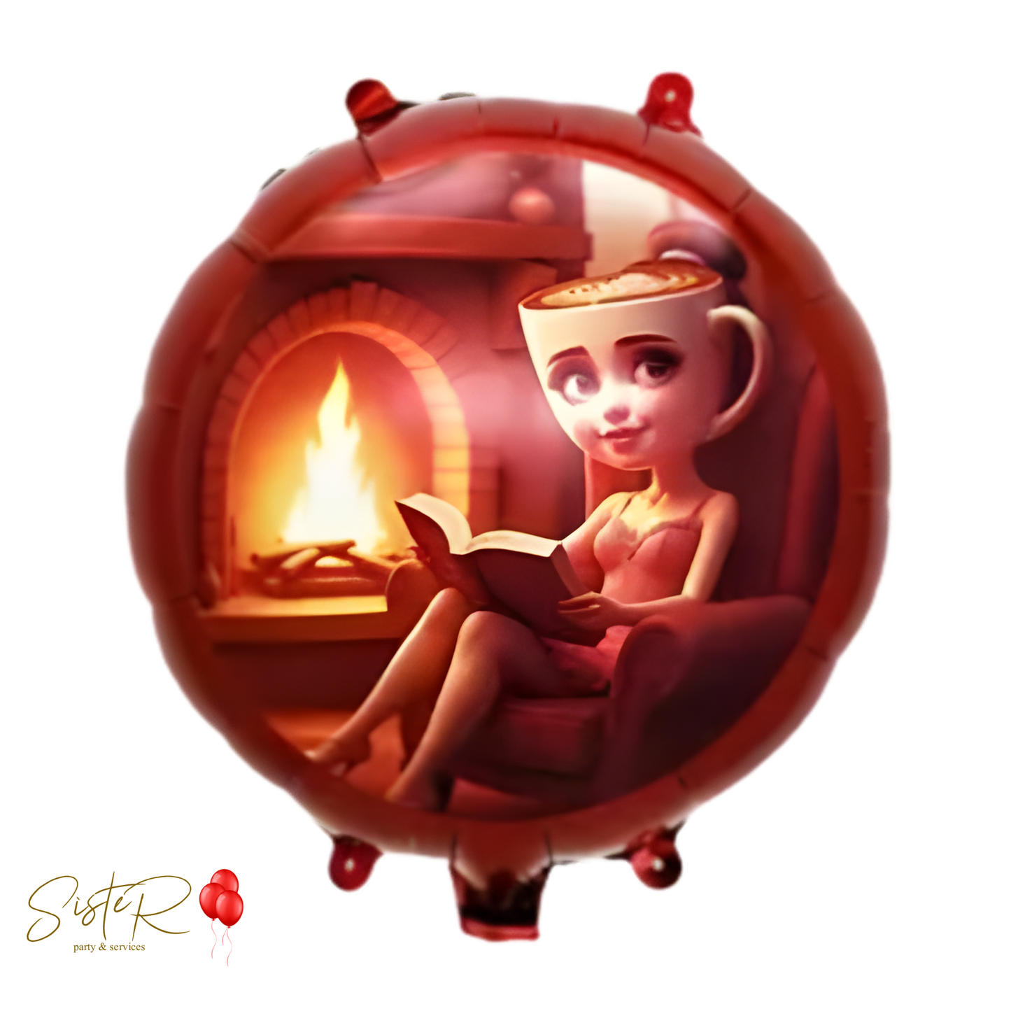 Palloncino Foil Ballerina cappuccina