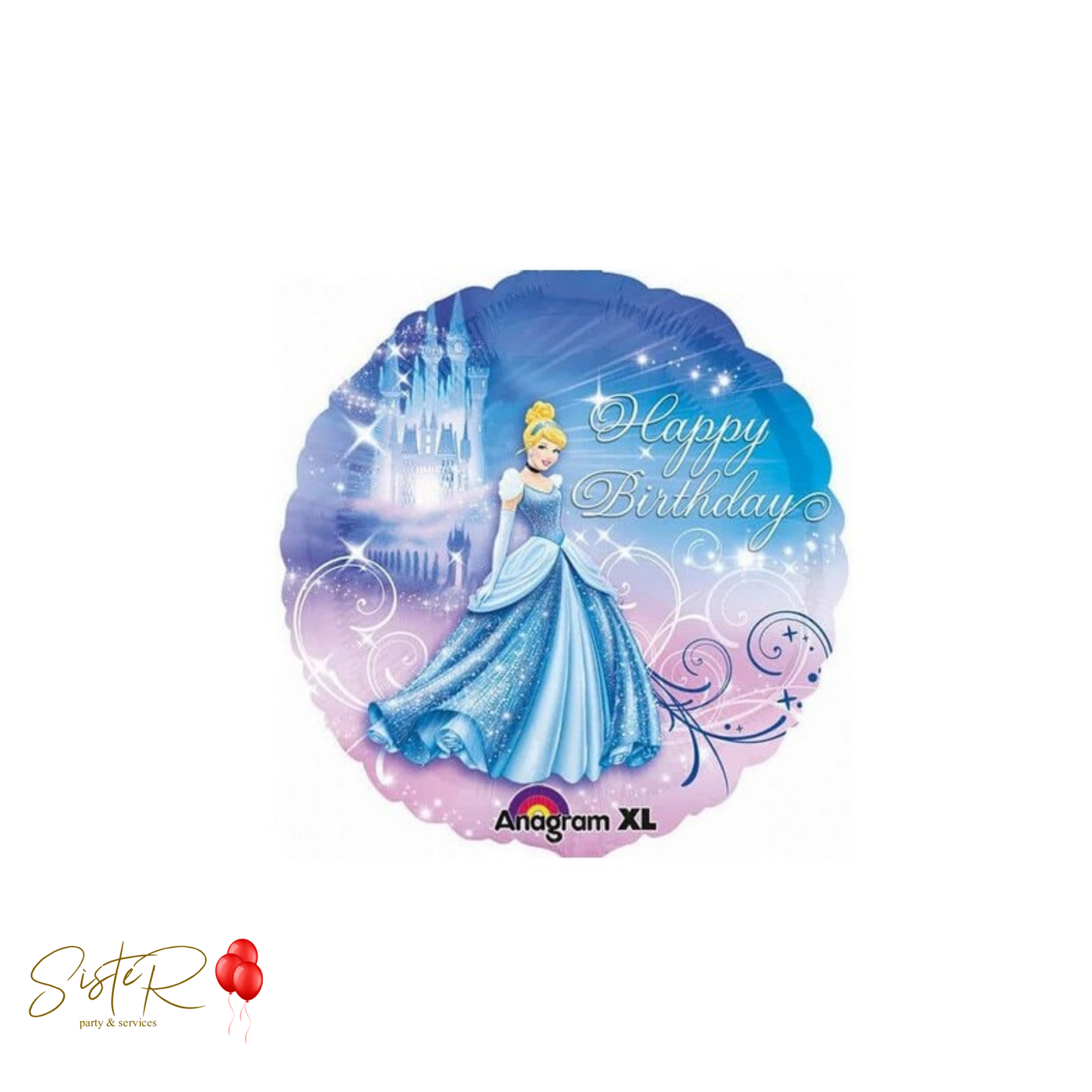 Palloncino Mylar Cenerentola